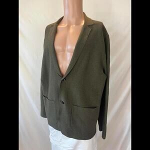 Banana Republic Olive Green Open Blazer